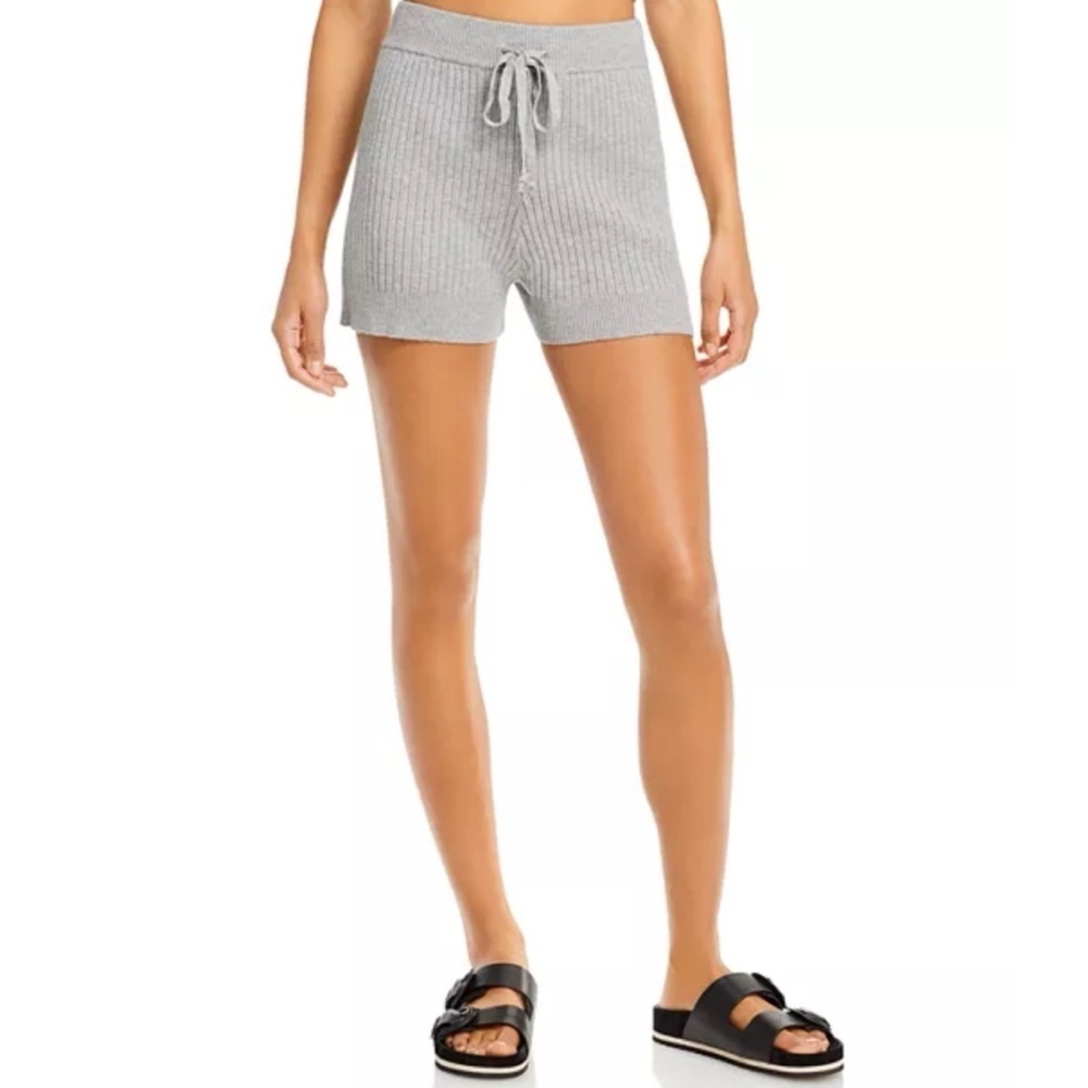 AQUA Ribbed Knit Top & Short Set Size S NWT - Picture 4 of 11